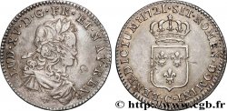 LOUIS XV DIT LE BIEN AIMÉ Sixième d écu de France 1721 Caen TTB