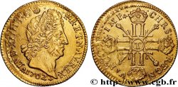 LOUIS XIV LE GRAND OU LE ROI SOLEIL Louis d’or aux huit L et aux insignes 1702 Nantes