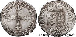 HENRY IV Huitième d écu de Navarre 1590 Saint-Palais