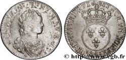 LOUIS XV THE WELL-BELOVED Quart d’écu à l’écu rond couronné 1716 Paris