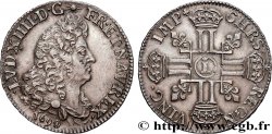 LOUIS XIV THE SUN KING Demi-écu aux huit L, 1er type 1690 Lille
