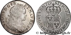 LOUIS XV THE BELOVED Écu dit de France-Navarre 1719 Paris