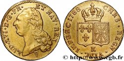 LOUIS XVI Double louis d’or aux écus accolés 1788 Bordeaux