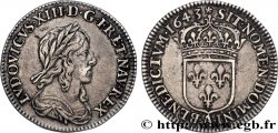 LOUIS XIII Douzième d écu, buste drapé et cuirassé (2e buste de Jean Warin) 1643 Paris, Monnaie de Matignon