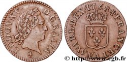 LOUIS XV DIT LE BIEN AIMÉ Liard dit à la vieille tête 1768 Paris