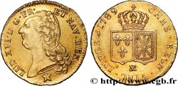 LOUIS XVI Double louis d’or aux écus accolés 1789 Marseille