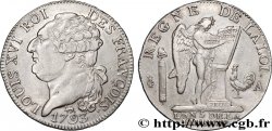 LOUIS XVI (MONARQUE CONSTITUTIONNEL) Demi-écu au génie 1793 Paris