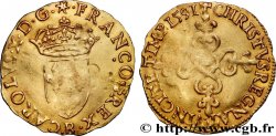 CHARLES X, CARDINAL DE BOURBON Écu d or au soleil, 1er type 1591 Rouen