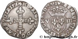 HENRY III Huitième d écu, croix de face 1590 Bayonne