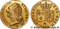 LOUIS XVI Louis d or dit aux écus accolés 1785 Metz