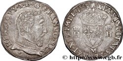 HENRI II Teston à la tête nue, 5e type 1553 Toulouse