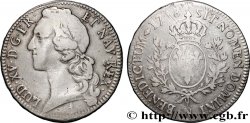 LOUIS XV THE BELOVED Écu aux branches d’olivier, tête ceinte d’un bandeau 1748 Montpellier