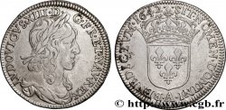 LOUIS XIII Quart d écu, buste drapé (1er buste de Jean Warin) 1642 Paris, Monnaie du Louvre