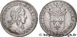 LOUIS XIII Douzième d écu, buste drapé et cuirassé (2e buste de Jean Warin) 1643 Paris, Monnaie de Matignon