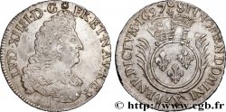 LOUIS XIV THE SUN KING Demi-écu aux palmes 1697 Amiens