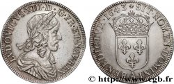 LOUIS XIII  Demi-écu, buste drapé et cuirassé (2e buste de Jean Warin) 1643 Paris, Monnaie de Matignon SC