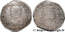 CHARLES IX Teston, 2e type 1562 Nantes