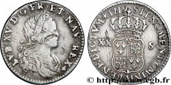 LOUIS XV DIT LE BIEN AIMÉ XX sols de Navarre 1719 Paris