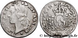 LOUIS XV DIT LE BIEN AIMÉ Cinquième d’écu aux branches d’olivier, tête ceinte d’un bandeau 1768 Perpignan