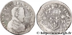 HENRI II Teston à la tête nue, 1er type 1558 La Rochelle