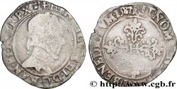HENRI III Demi-franc au col plat 1587 Tours