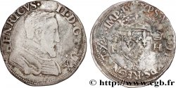 HENRI II Demi-teston à la tête nue, 1er type 1554 Rouen