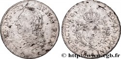 LOUIS XV DIT LE BIEN AIMÉ Écu aux branches d’olivier, buste lauré 1774 Paris