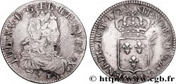 LOUIS XV THE BELOVED Écu dit de France 1723 Rennes