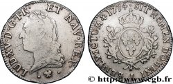 LOUIS XV THE BELOVED Écu aux branches d’olivier, buste lauré 1774 Bayonne