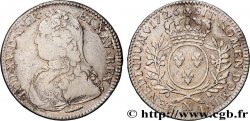 LOUIS XV THE BELOVED Demi-écu aux branches d olivier, buste habillé 1726 Amiens