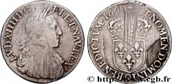 LOUIS XIV THE SUN KING Demi-écu, portrait apollinien 1660 Rennes