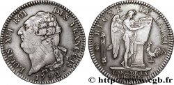 LOUIS XVI (MONARQUE CONSTITUTIONNEL) Écu dit au génie , type FRANÇOIS 1792 Paris