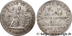 REVOLUTION COINAGE / CONFIANCE (MONNAIES DE…) 10 sols de Lefèvre Lesage et Cie 1792 Paris