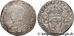 CHARLES IX Teston, 2e type 1573 Toulouse