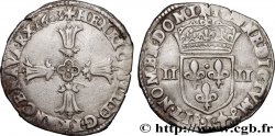 HENRI IV LE GRAND Quart d écu, croix feuillue de face 1603 Bayonne