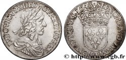LOUIS XIII LE JUSTE Demi-écu, buste drapé et cuirassé (2e buste de Jean Warin) 1643 Paris, Monnaie du Louvre
