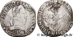 HENRI III Franc au col plat 1585 Bordeaux