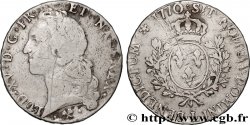 LOUIS XV DIT LE BIEN AIMÉ Écu aux branches d’olivier, tête ceinte d’un bandeau 1770 Bayonne