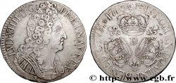 LOUIS XIV LE GRAND OU LE ROI SOLEIL Écu aux trois couronnes 1710 Lyon
