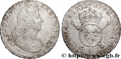 LOUIS XIV LE GRAND OU LE ROI SOLEIL Écu aux insignes 1702 Caen