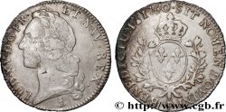 LOUIS XV DIT LE BIEN AIMÉ Écu aux branches d’olivier, tête ceinte d’un bandeau 1760 Dijon
