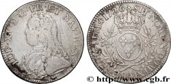LOUIS XV DIT LE BIEN AIMÉ Écu aux branches d olivier, buste habillé 1726 Paris