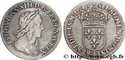 LOUIS XIII Douzième d écu, buste drapé et cuirassé (2e buste de Jean Warin) 1643 Paris, Monnaie de Matignon