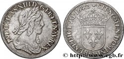 LOUIS XIII LE JUSTE Quart d écu, buste drapé et cuirassé (2e buste de Jean Warin) 1642 Paris, Monnaie de Matignon