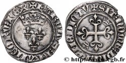 CHARLES VI  THE MAD  OR  THE WELL-BELOVED  Gros dit  florette  n.d. Tournai XF/AU