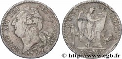 LOUIS XVI (MONARQUE CONSTITUTIONNEL) Écu au génie 1792 Paris