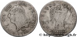 LOUIS XVI (MONARQUE CONSTITUTIONNEL) 30 sols dit au génie , type FRANÇOIS 1792 Paris
