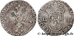 HENRI IV LE GRAND Quart d écu, croix feuillue de face 1601 Rennes