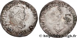 LOUIS XIII LE JUSTE Demi-franc, 13e type 1639 Bordeaux TB