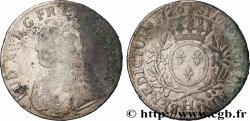 LOUIS XV DIT LE BIEN AIMÉ Écu aux branches d olivier, buste habillé 1726 La Rochelle